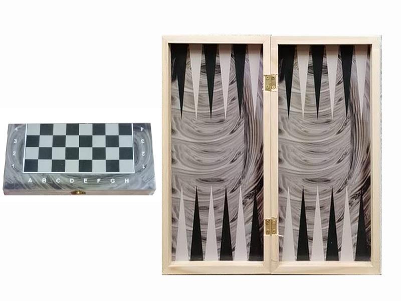 3 In 1 Wooden Chess