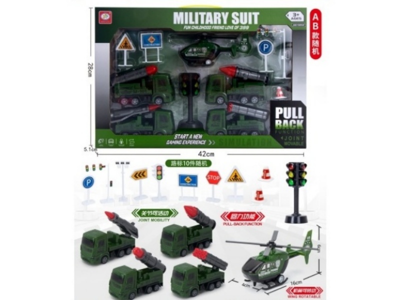 Spring-Loaded Military Set
