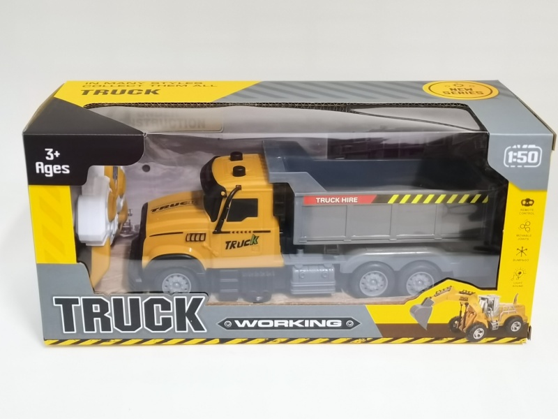 Four-Way Remote-Controlled Dump Bucket Engineering Vehicle