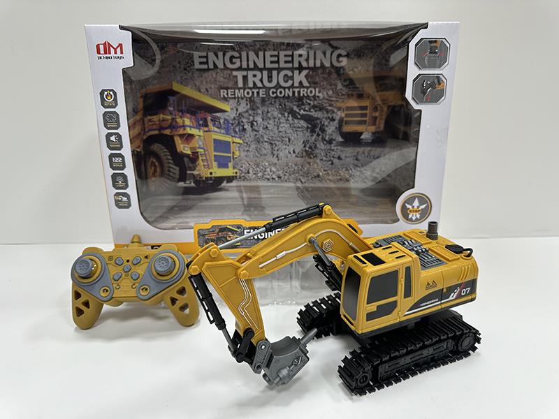 1:22 2.4G 11CH R/C Plastic Crawler-Type Engineering Truck(Included  Batteries)