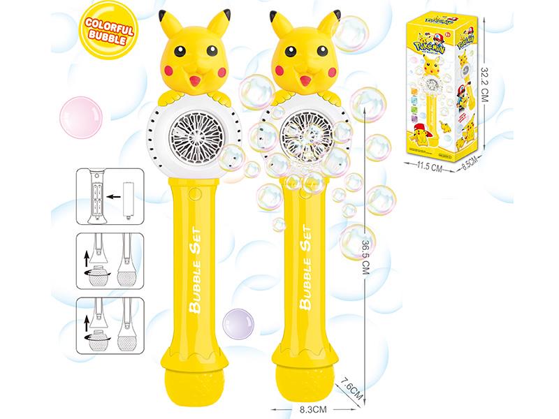 20 Holes Pikachu Bubble Stick With Light