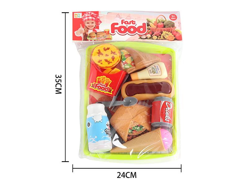 Pretend Play Toy Food Set