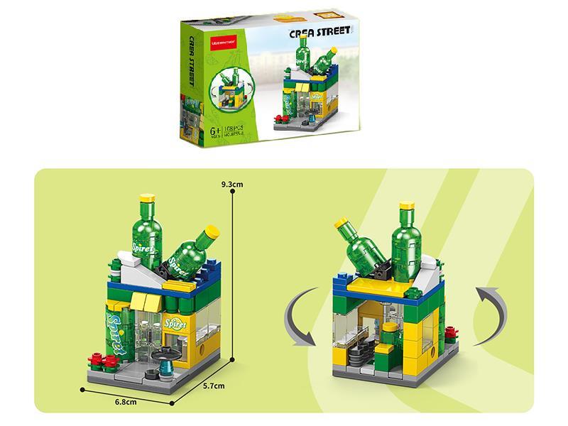 Sprite Store Building Blocks 108PCS