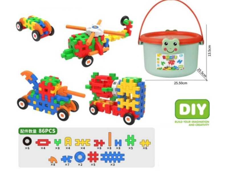 Puzzle Building Blocks (86Pcs)