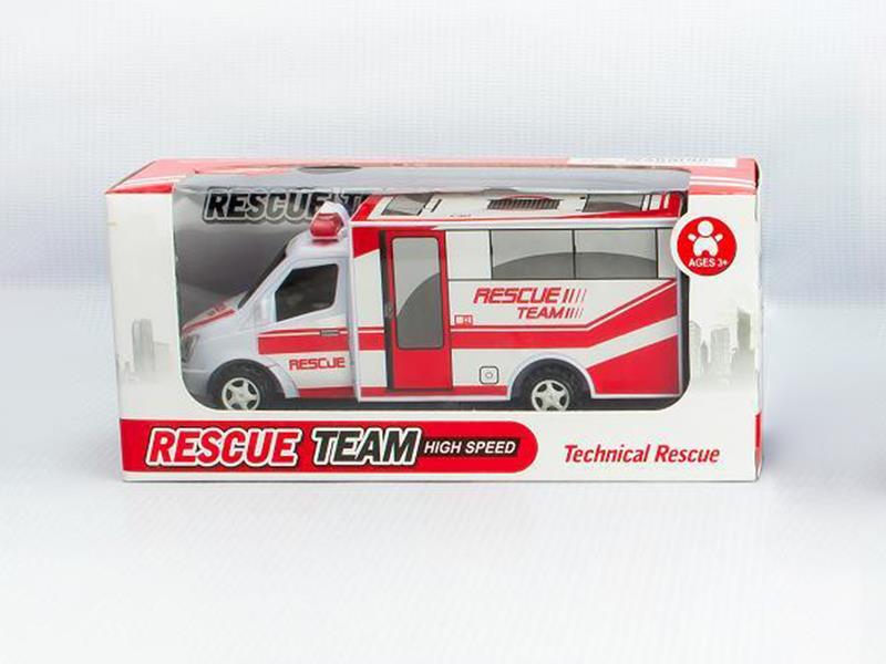 Friction Rescue Vehicle(With Light And Music)