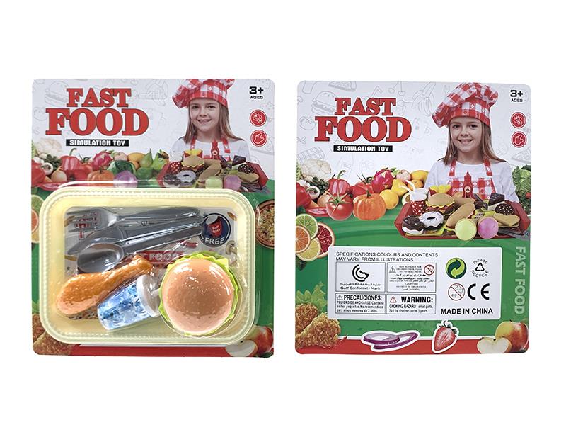 Pretend Play Toys Fast Food Set