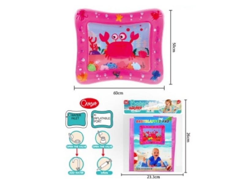 Babies Pat Water And Lie On Pads