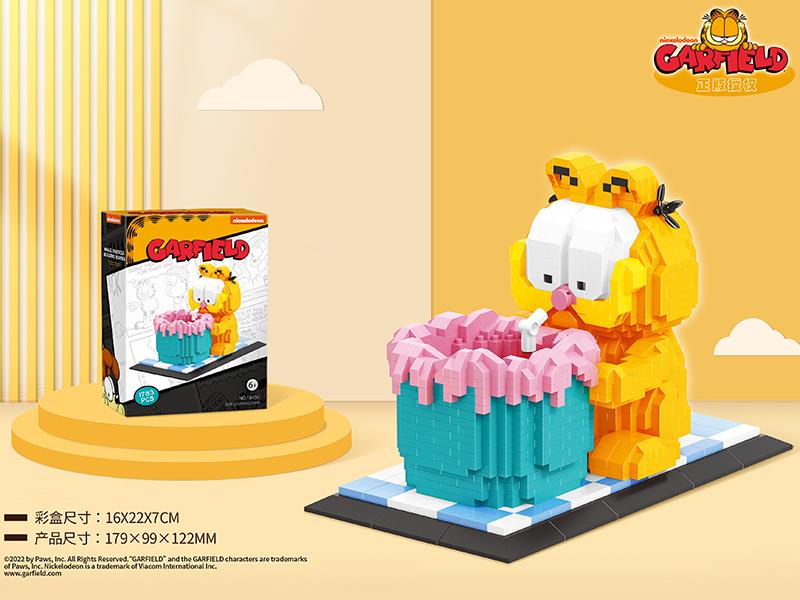 Garfield Pen Holder Microparticle Building Blocks(1783pcs)