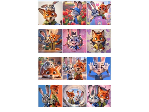 Crazy Animal City Series Cartoon Comic Series Diamond Sticker Painting Diy Handmade With Frame And 5D Diamond Painting 30X30
