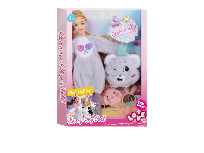 11.5-Inch 11-Joint Plush Animal Pullover Series