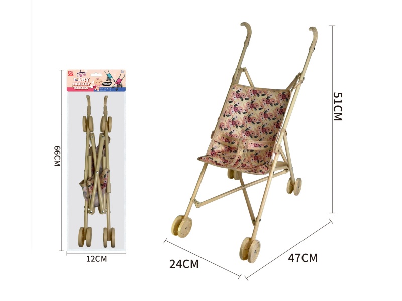 Thick Cloth Baby Stroller Toy(Plastic)