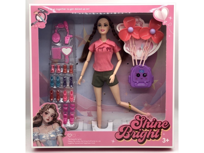 11-Inch 11-Joint Full-Body Doll
