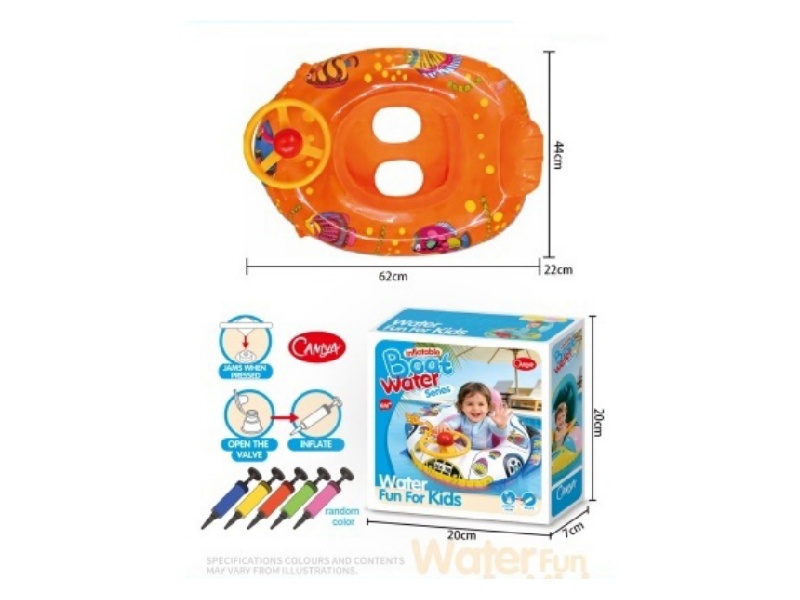 Children'S Swimming Rings + Air Pump [Car Horn Boat]