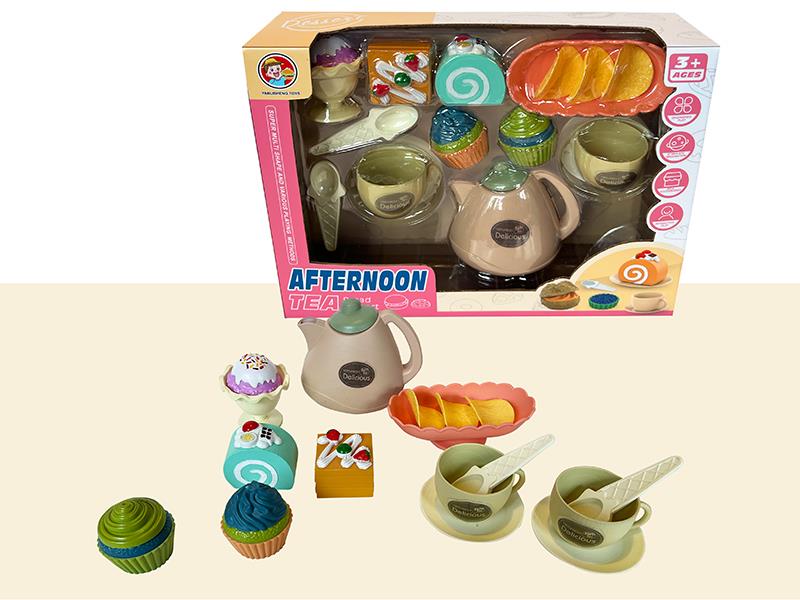Pretend Play Toys Afternoon Tea Bread Dessert Set