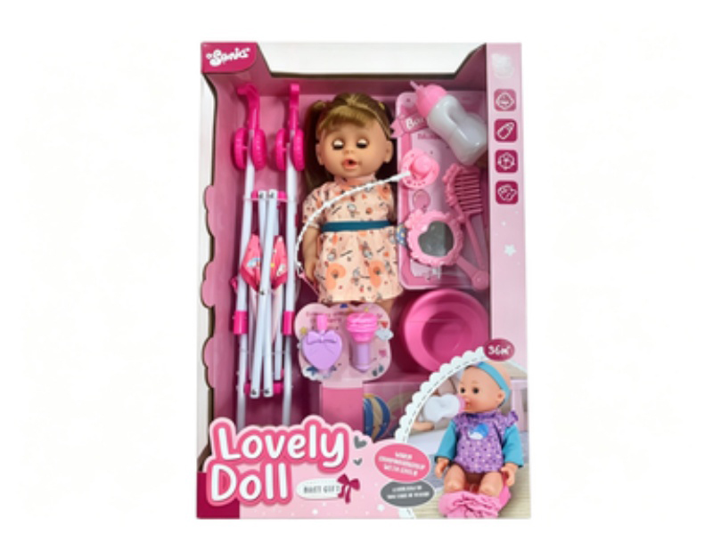 Eco-Friendly Doll Set (Plastic Car)