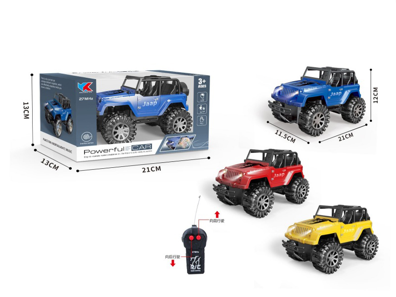 1:18 2CH Jeep Simulation Car + Headlights