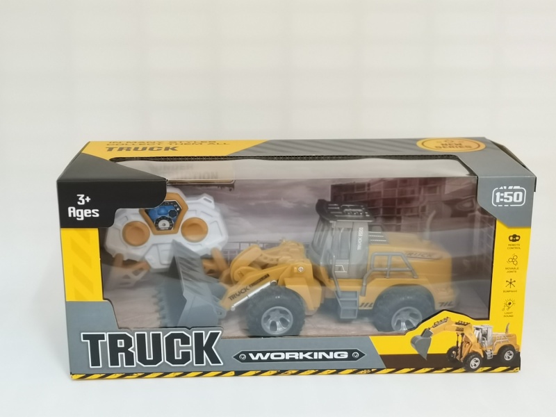 Four-Way Remote-Controlled Bulldozer Engineering Vehicle