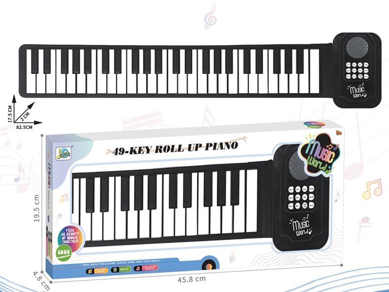 Black And White Piano 49 Keys