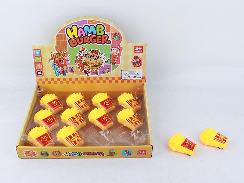Pull Back French Fries Toys 12pcs
