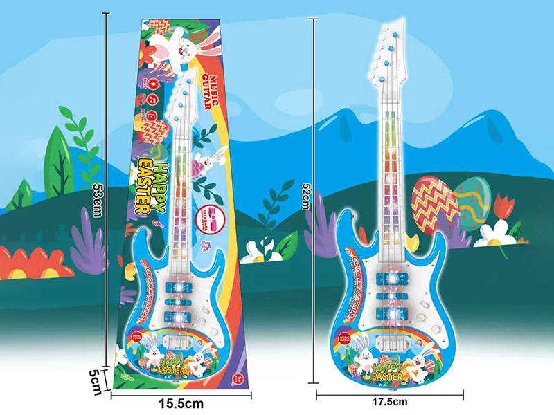Easter Guitar With Lights And Music