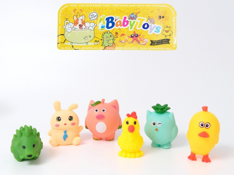 Vinyl Critters With Bb Whistles