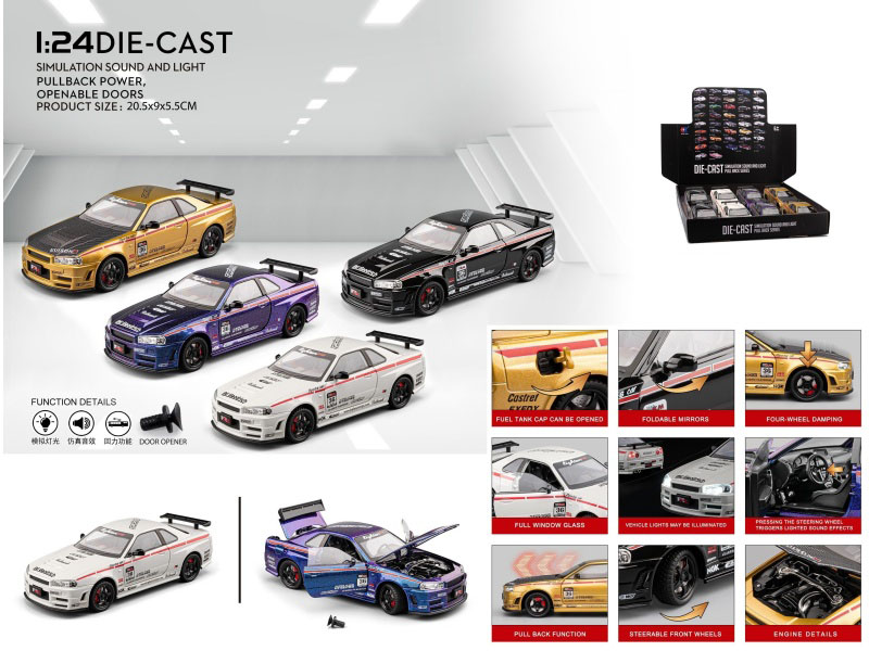1:24 Nissan Gtr-R34