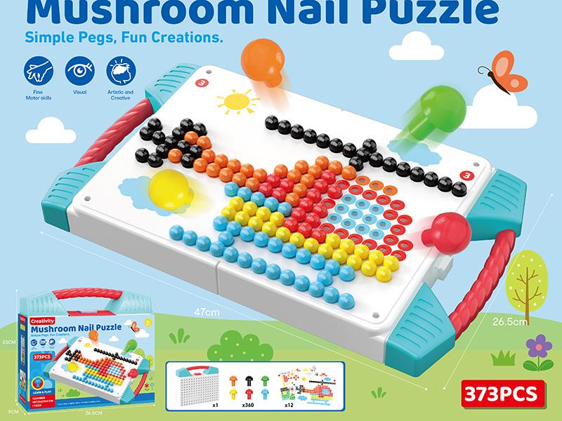 Mushroom Nail Puzzle 373pcs