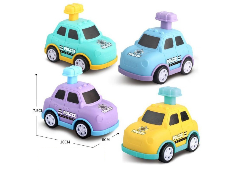 Press Slide Police Car