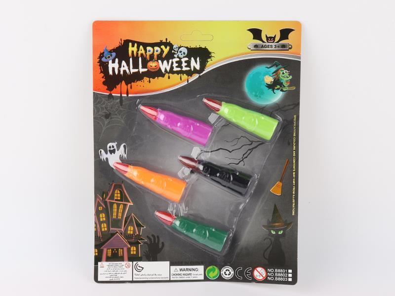 Halloween Witch False Nail 5PCS
