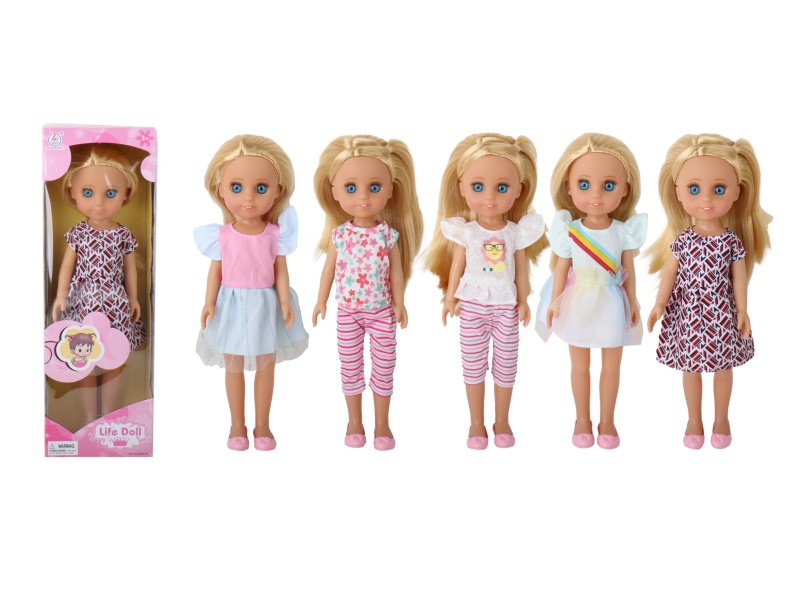 15.5-Inch Non-Ic Rubber Hand-Blown Body Injection Molded Shoe Dress Girl Five Models