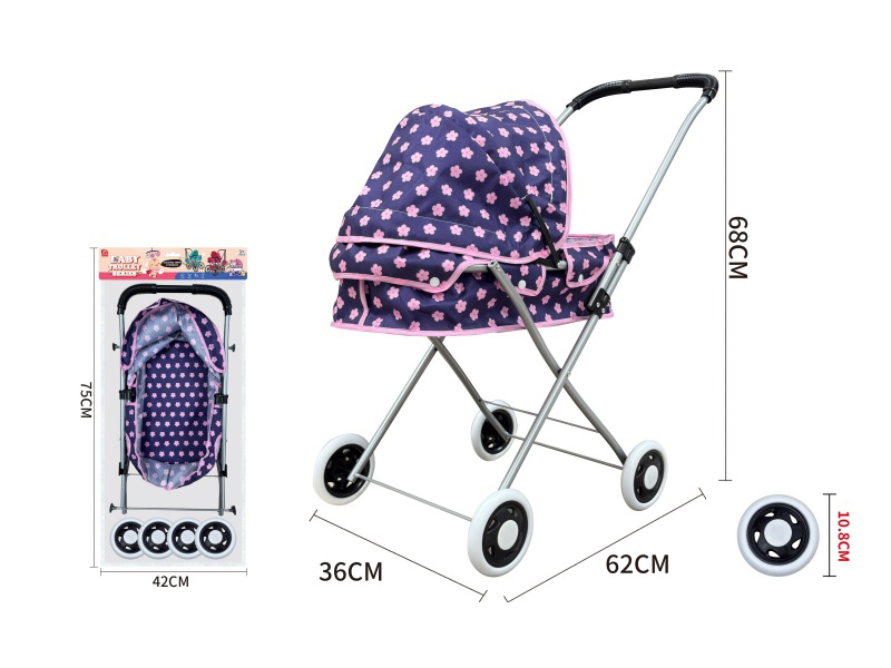 Thick Cloth Iron Baby Stroller Toy