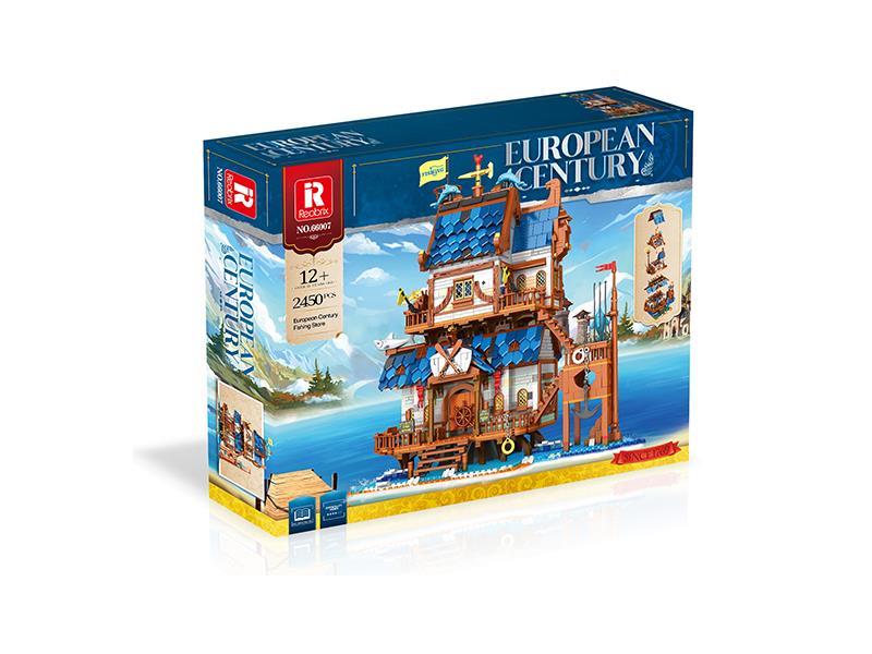 2450PCS Fishing House Building Blocks