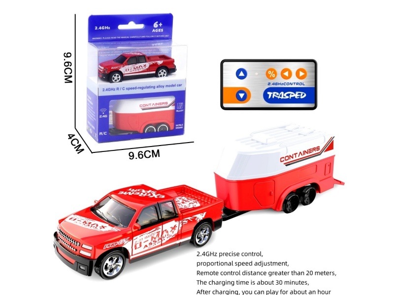 High-Precision Mini Remote Control Car With Trailer
