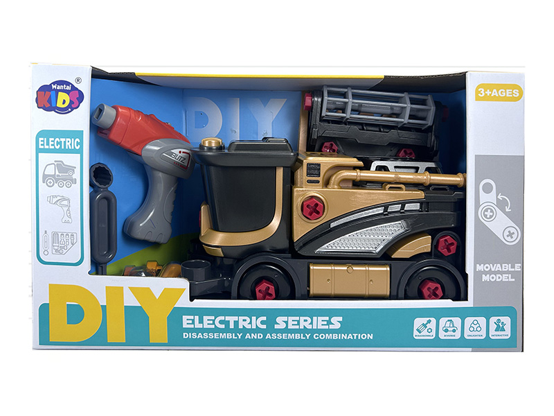 Electric Series DIY Disassembly And Assembly Farm Harvester