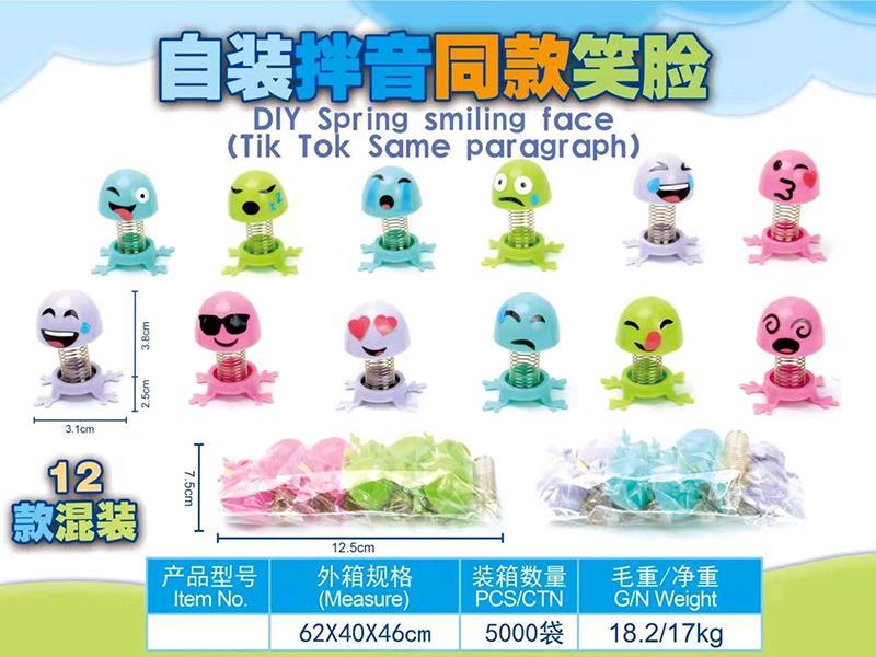DIY Spring Smiling Face Toy
