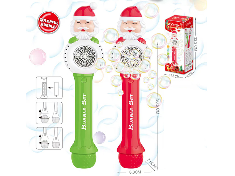 20 Holes Christmas Tree Bubble Stick With Light
