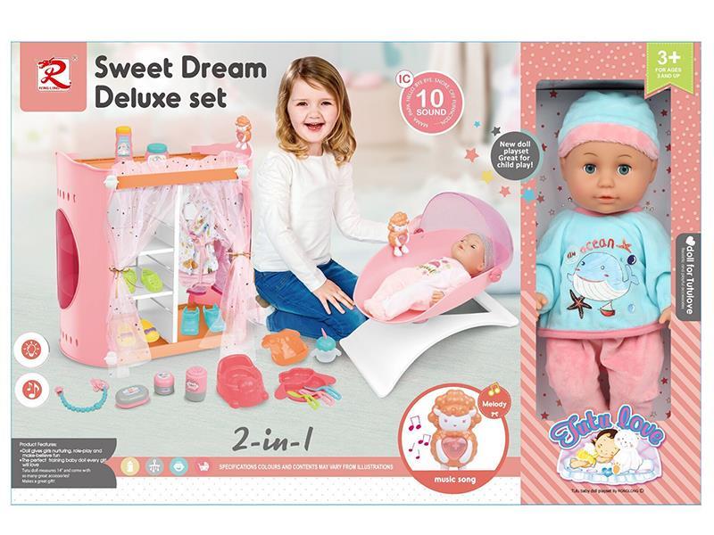 Baby Doll + Closet + Rocking Chair