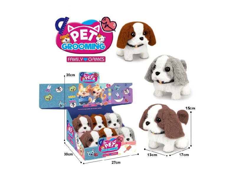 B/O Plush Dogs (6 Each)