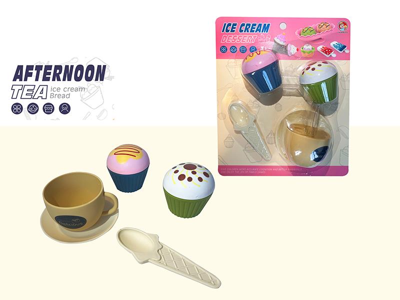 Pretend Play Toys Afternoon Tea Bread Dessert Set