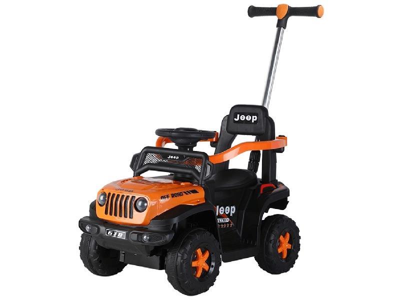 A Children's Beach Buggy With A Pusher For Sliding