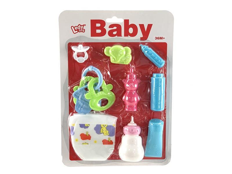 Pacifier + Bottle + Diaper + Accessories