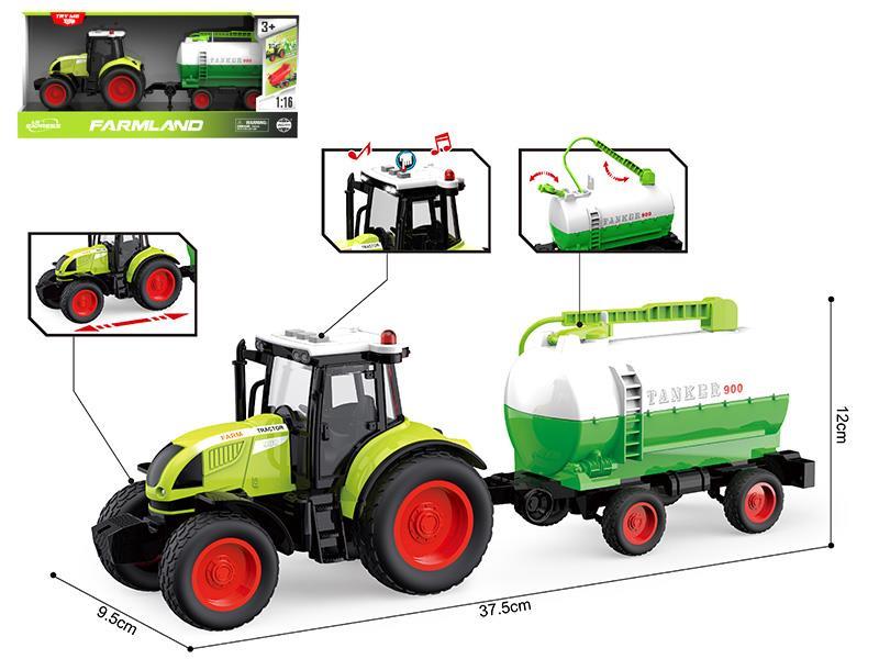 1:16 Friction Farmer Tank Trailer(Sound And Light)