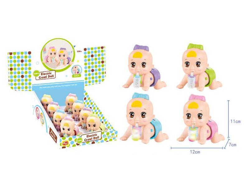 B/O Dolls With Sound And Light 8PCS