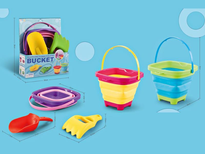 Multifunctional Folding Square Bucket 2L