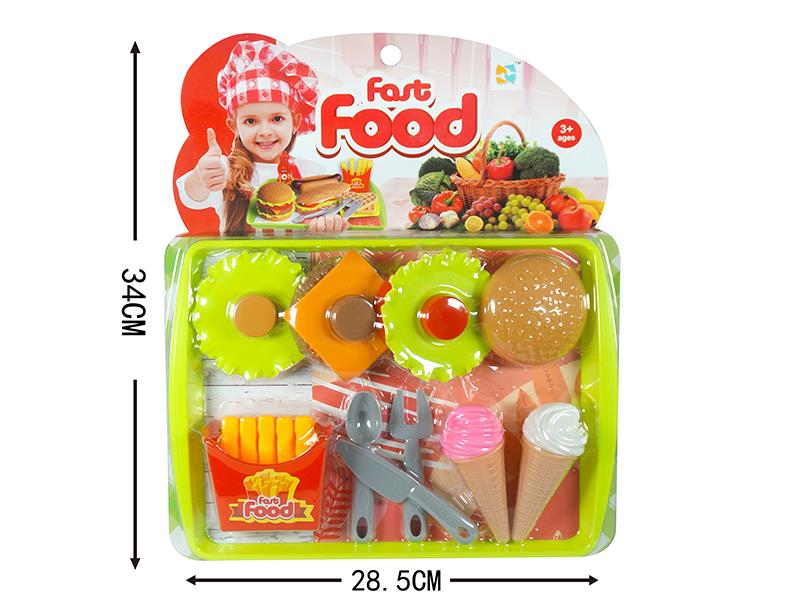 Simulation Hamburger French Fries Ice Cream Set