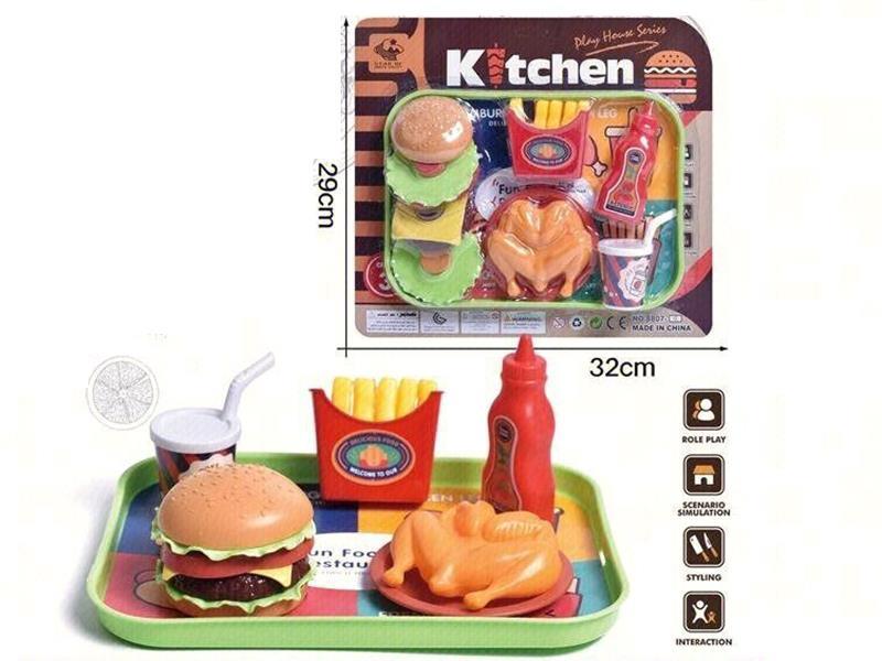 Hamburger Fast Food Set