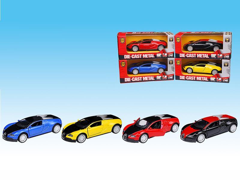 1:32 Bugatti Pull Back Alloy Car