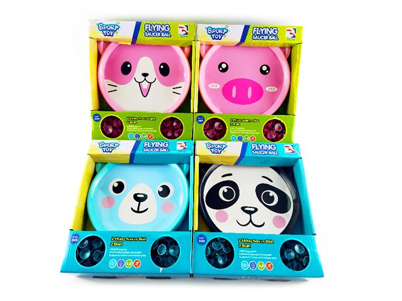 Sucker Ball Animal Shape Sport Racket  Set