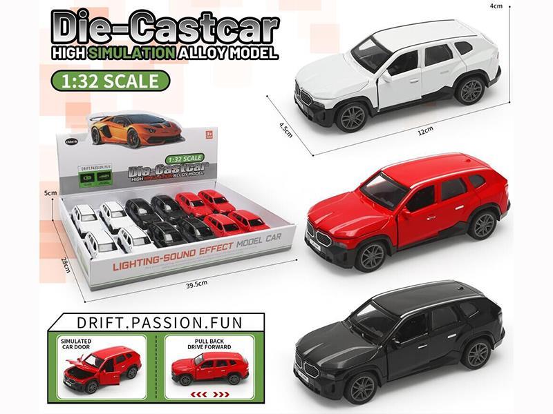 1:32 Force Alloy car Model - BMW XM(12 pieces/Display Box)