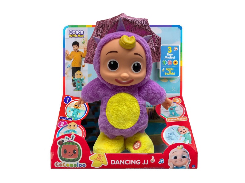 22 Inch B/O Solid Cocomelon JJ Boy Doll(Dinosaur)